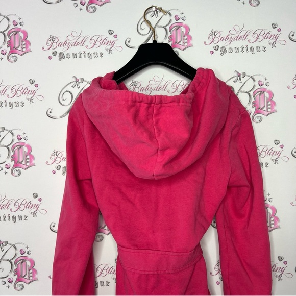 Victoria secret plush & lush sweater robe style tie up belt ribbon 🎀 waist - Picture 7 of 10